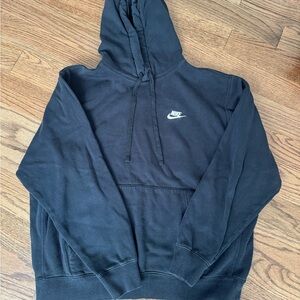 Nike Men's Black Hoodie with Logo